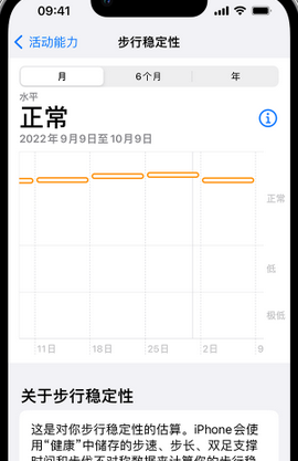 化德iPhone手机维修如何在iPhone开启'步行稳定性通知'